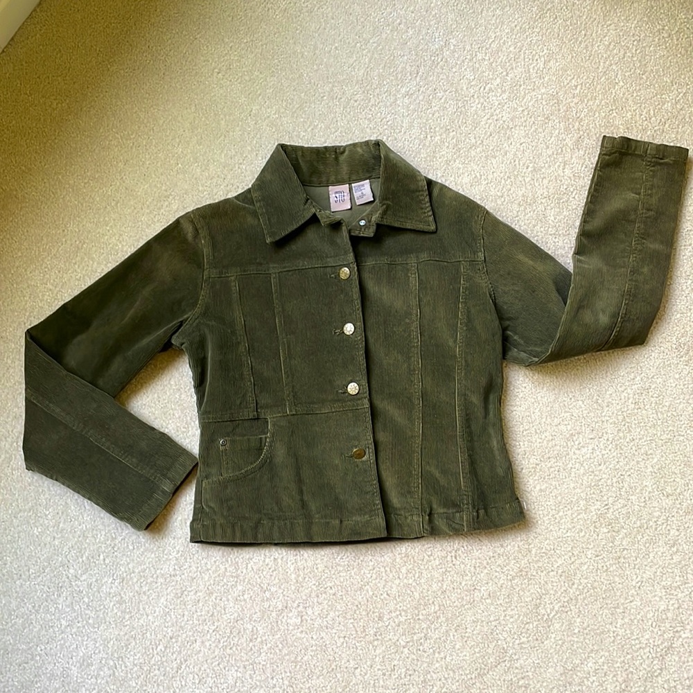 Fall Fashion 2025 Green Corduroy Susquehanna Trail Outfitters Jacket -like NEW